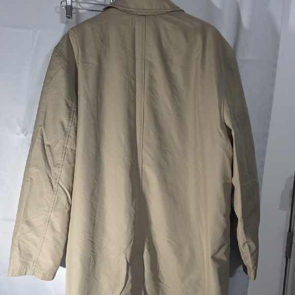 GAP Men's Tan Trench Coat Waterproof And Inside Removeable - Picture 3 of 4